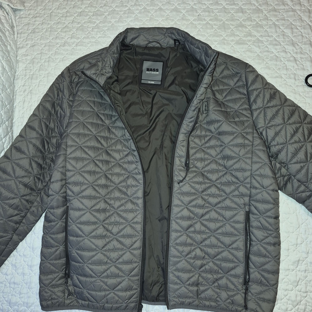 Bass Quilted Gray Jacket